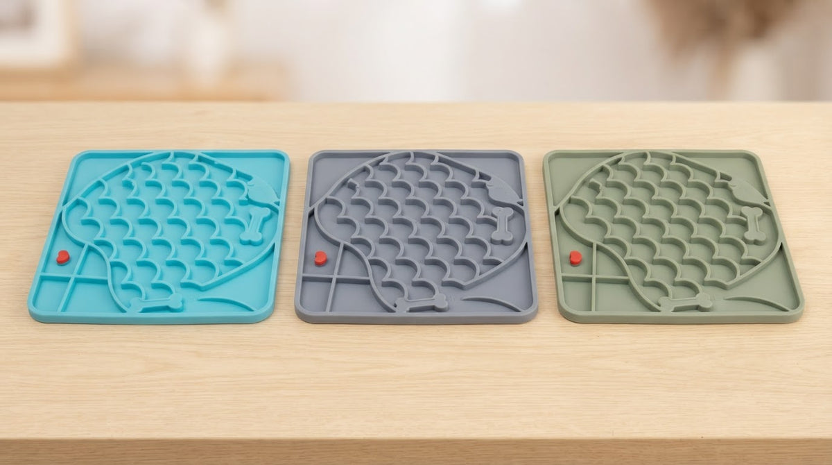 LickWave™ Silicone Dog Lick Mat