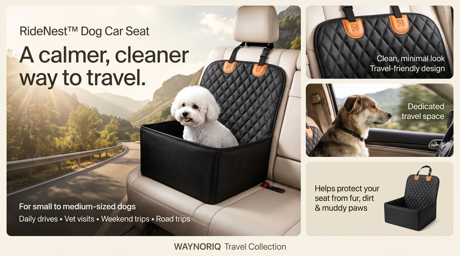 RideNest™ Dog Car Seat
