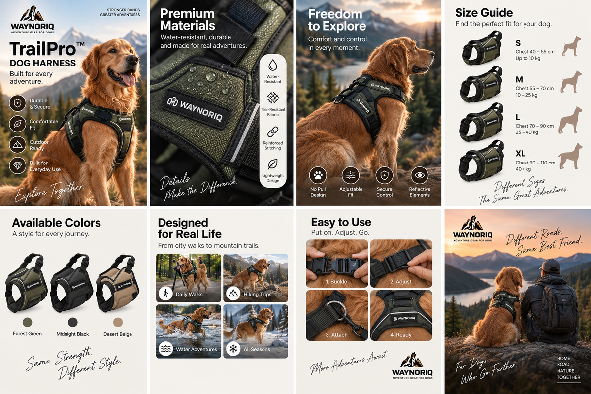TrailControl™ No-Pull Dog Harness